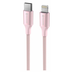 Swissten Textile II USB-C - Lightning Data and Charching Cable 1.5m