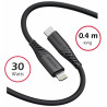 Swissten Soft Silicone USB-C - Lightning 30W Data and Charging Cable 0.4m