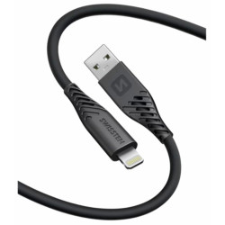 Swissten Soft Silicone USB - Lightning Data and Charging Cable 0.4m