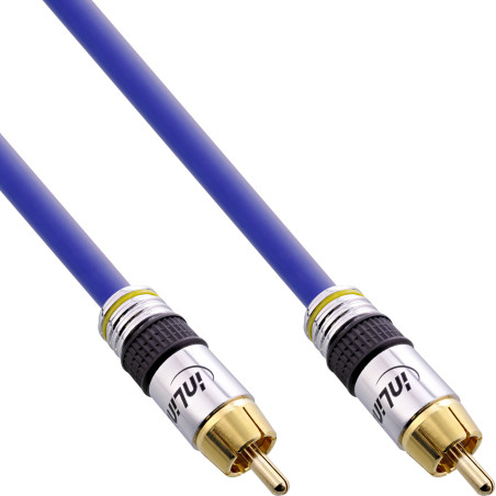 InLine 4043718018307 garso kabelis 20 m RCA Mėlyna