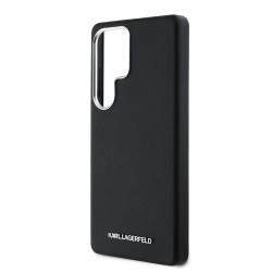 Karl Lagerfeld PU Saffiano Metal Logo and Frame Case for Samsung Galaxy S25 Ultra