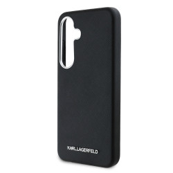 Karl Lagerfeld PU Saffiano Metal Logo and Frame Case for Samsung Galaxy S25 Plus