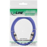 InLine 4043718018307 audio cable Blue