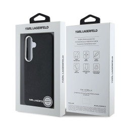 Karl Lagerfeld PU Saffiano Metal Logo and Frame Case for Samsung Galaxy S25