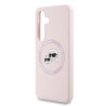 Karl Lagerfeld Liquid Silicone K&CH Heads MagSafe Case for Samsung Galaxy S25 Plus