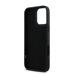Karl Lagerfeld 3D Rubber Glitter Logo Case for Apple iPhone 16 Pro
