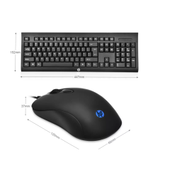 HP KM100 Keyboard + Mouse USB / ENG / 1600DPI