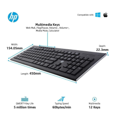 HP CS10 Wireless Keyboard and Mouse Combo USB  / ENG / 1600DPI