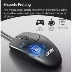 Acer OAK040 Wired Keyboard + Mouse USB / ENG