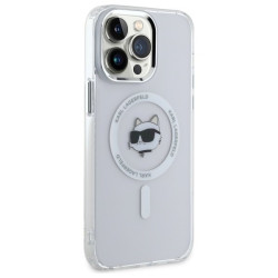 Karl Lagerfeld KLHMP13XHLSCHH IML Metal Choupette Head Case for Apple iPhone 13 Pro Max