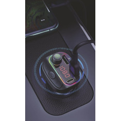 Swissten RGB Bluetooth FM Transmitter 2x USB / USB-C
