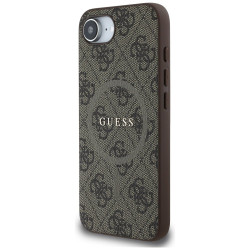 Guess PU Leather 4G Colored Ring MagSafe Case for Apple iPhone 16e