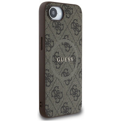 Guess PU Leather 4G Colored Ring MagSafe Case for Apple iPhone 16e