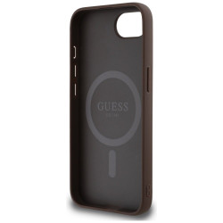 Guess PU Leather 4G Colored Ring MagSafe Case for Apple iPhone 16e