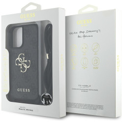 Guess PU 4G Metal Logo Crossbody Strap Case for Apple iPhone 16