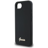 Guess Silicone Script Metal Logo MagSafe Case for Apple iPhone