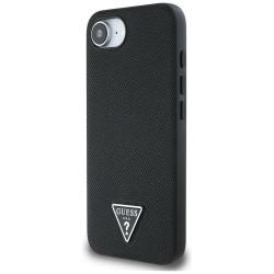 Guess Grained Triangle MagSafe Case for Apple iPhone 16e