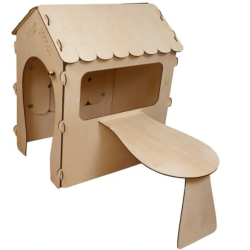 RoGer Wooden Children's House 86 x 137 x 105 cm