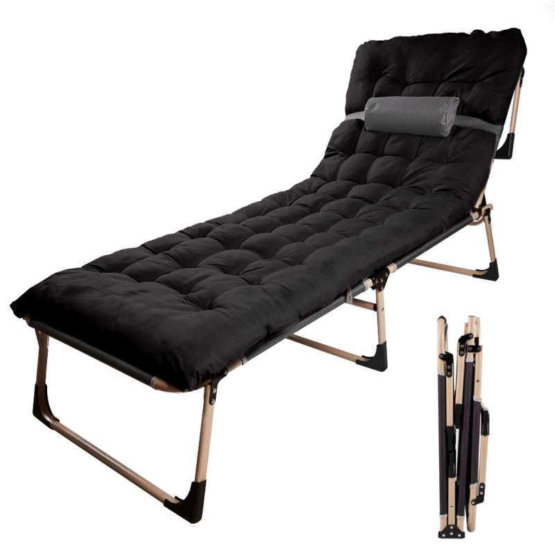 RoGer Folding Camping Bed 198 cm