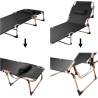 RoGer Folding Camping Bed 198 cm