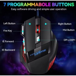 RoGer G6 Wired Gaming Mouse DPI 2400