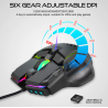 RoGer S700 Wired Gaming Mouse DPI 12800 / RGB