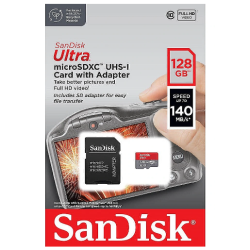 SanDisk microSDXC Memory Card 140MB / 128GB