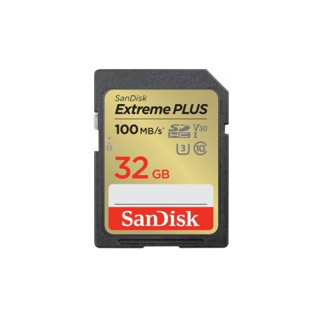 SanDisk Extreme Plus SDHC Memory Card 100 MB / 32GB