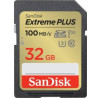 SanDisk Extreme Plus SDHC Memory Card 100 MB / 32GB