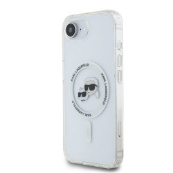 Karl Lagerfeld IML K&CH Heads Metal Frame MagSafe Case for Apple iPhone 16e