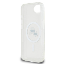 Karl Lagerfeld IML K&CH Heads Metal Frame MagSafe Case for Apple iPhone 16e