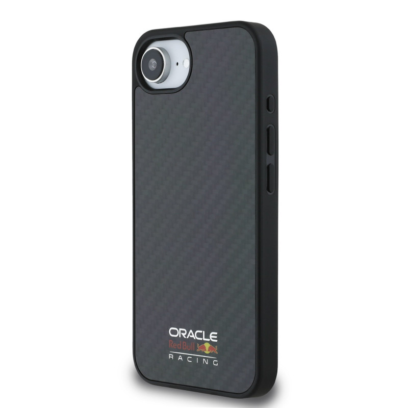 Red Bull Carbon Shiny Logo MagSafe Case for Apple iPhone 16e