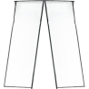 RoGer Mosquito net Magnetic door net 85x210cm
