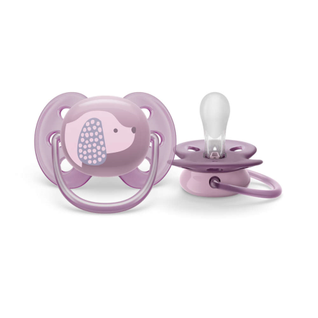 Philips Avent Ultra soft DECO SCF092/05 Pacifier for Girls 6-18m 1pcs