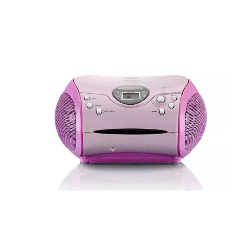Lenco SCD-24 Digital FM Music centre Pink