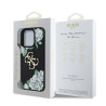 Guess PU Grained Roses 4G Metal Logo Case for Apple iPhone 16 Pro