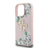 Guess PU Grained Roses 4G Metal Logo Case for Apple iPhone 16 Pro