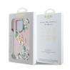 Guess PU Grained Roses 4G Metal Logo Case for Apple iPhone 16 Pro