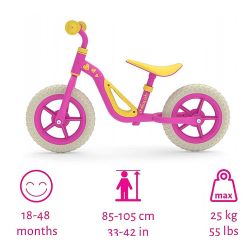 Chillafish CPCH01BLA Charlie 10" Balance Bike