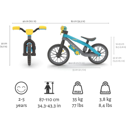Chillafish CPMX03PIN BMXie 2 MOTO Balance Bike
