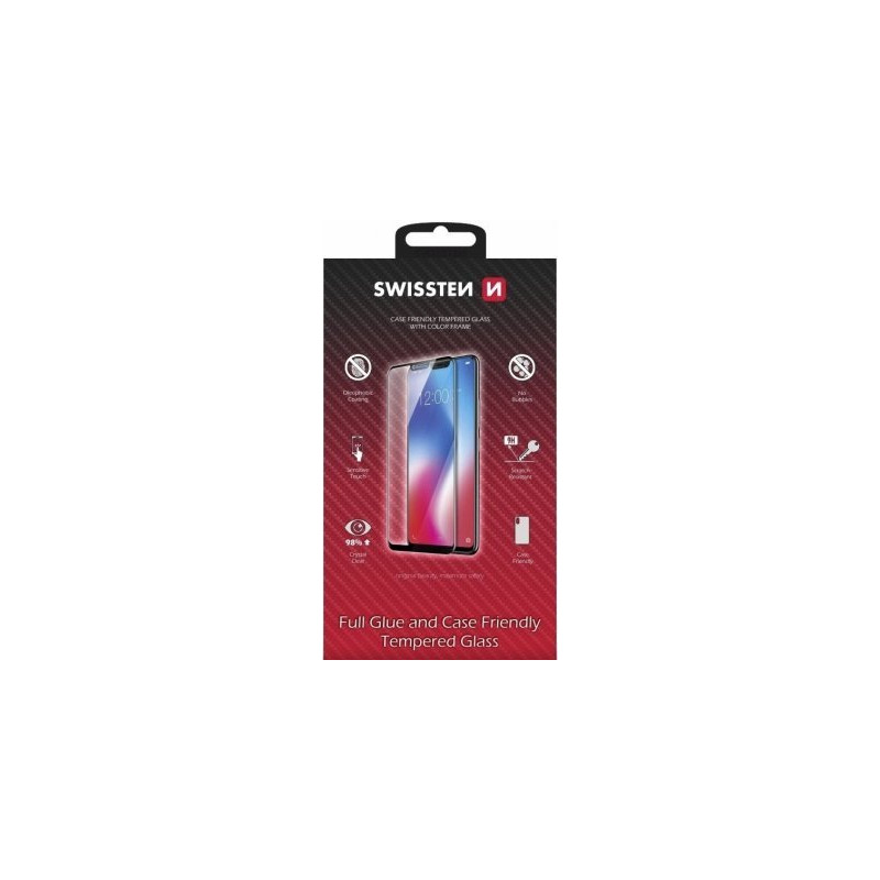 Swissten Full Face Tempered Glass for Xiaomi Redmi Note 14 5G