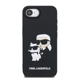 Karl Lagerfeld 3D Rubber Karl and Choupette Case for Apple iPhone 16e