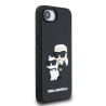 Karl Lagerfeld 3D Rubber Karl and Choupette Case for Apple iPhone 16e