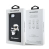 Karl Lagerfeld 3D Rubber Karl and Choupette Case for Apple iPhone 16e
