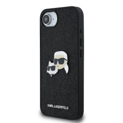 Karl Lagerfeld Fixed Glitter Metal K&CH Case for Apple iPhone 16e