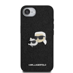 Karl Lagerfeld Fixed Glitter Metal K&CH Case for Apple iPhone 16e