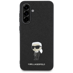 Karl Lagerfeld Fixed Glitter Ikonik Logo Metal Pin Case for Samsung Galaxy A56 5G
