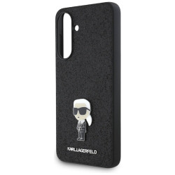 Karl Lagerfeld Fixed Glitter Ikonik Logo Metal Pin Case for Samsung Galaxy A56 5G