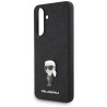 Karl Lagerfeld Fixed Glitter Ikonik Logo Metal Pin Case for Samsung Galaxy A36 5G
