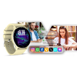 GIEWONT Smartwatch GW120-6 / ecru
